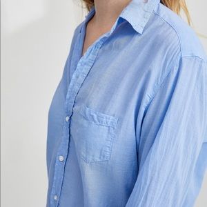 Light Blue Frank & Eileen Cotton Button Down Shirt